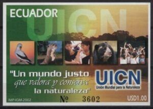 Ecuador (2002) Yv. Bf. 114 / UICN