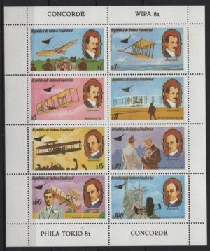 Eq. Guinea (1979) Mi. 1460/67 / Planes - Wright