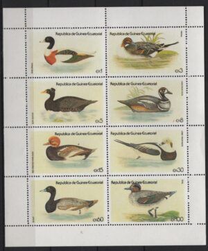 Eq. Guinea (1978) Mi. 1444/51 / Birds – Ducks