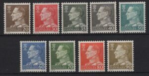 Denmark (1961/62) Yv. 398/06 / King