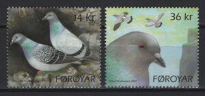 Faroe (2009) Yv. 679/80 / Pigeon