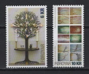 Faroe (2009) Yv. 681/82 / Paintings / Christmas