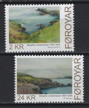 Faroe (2011) Yv. 722/23 / Paintings