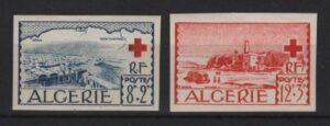 Algeria (1952) Yv. 300/01 Imperforated Set / Red Cross