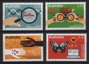 Australia (2020) Set / Citizen Science / Butterflies / Frogs