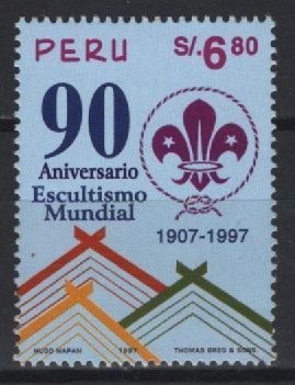 Peru (1995) Yv. 1099 / Scouting Aniversary