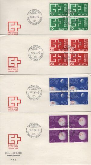 Switzerland (1964) - 4 FDC - / Exhibition