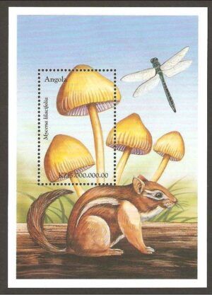 Angola (1999) Yv. Bf. 63  /  Mushrooms