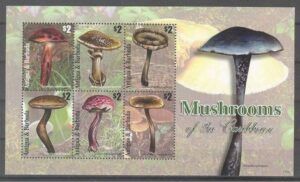 Antigua & Barbuda (2011)  - MS II -   / Mushrooms