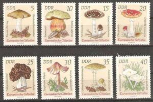 DDR (1974) Yv. 1613/20 /  Mushrooms