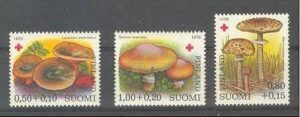 Finland (1978) Yv. 796/98   / Mushrooms