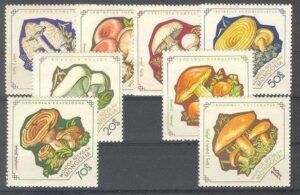 Mongolia (1964) Yv. 301/08 / Mushrooms