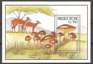 Sierra Leone (1992) Yv. Bf. 194  /  Mushrooms