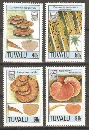 Tuvalu (1988) Yv. 500/03  /  Mushrooms