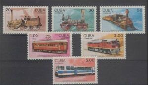 C* (1989) Yv. 2873/78 / Trains - Trenes
