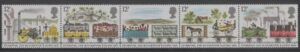 UK (1980) Yv. 926/30 / Trains