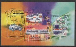 Singapore (1997) Yv. Bf. 57 / Trains