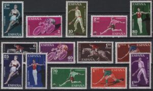 Spain (1960) Ed. 1306/19 / Athletics - Soccer