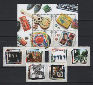 UK (2007) Yv. 2827/32 + Bf. 44 / The Beatles