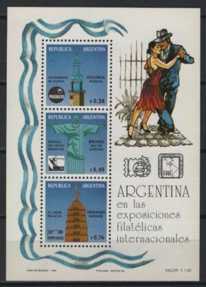Argentina (1993) Yv. Bf. 56 / Tango