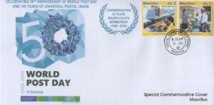 Mauritius (2019) - Cover - / World Post Day - UPU