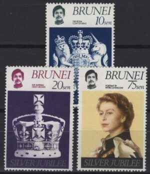 Brunei (1977) Yv. 233/35 / Royalty