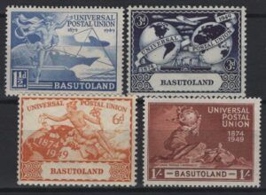 Basutoland (1949) Yv. 41/44 / Joint Issue - UPU