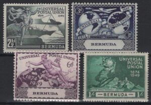 Bermuda (1949) Yv. 128/31 / Joint Issue - UPU