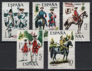 Spain (1975) Ed. 2236/40 / Military Uniforms #4