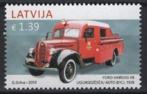 Latvia (2019) - Set - / Fireman - Cars