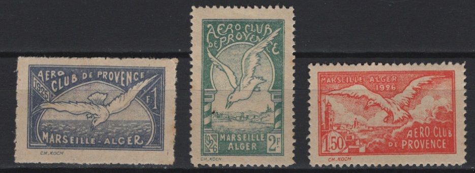 France (1926) Sn. 547/49 / Provence - Aeropostale