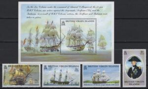 Virgin Isl. (2005) Yv. 1031/34 + ...  / Trafalgar