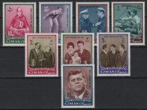Ajman (1964) Mi. 19A/26A / JFK - Kennedy