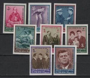 Ajman (1964) Mi. 19B/26B / JFK - Kennedy