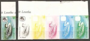 Lesotho (1981) Yv. 448 - 6 Color Proof / Birds