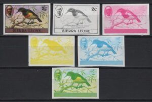 Sierra Leone (1980) Yv. 427 - Color Proofs