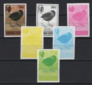 Sierra Leone (1980) Yv. 436 - Color Proofs