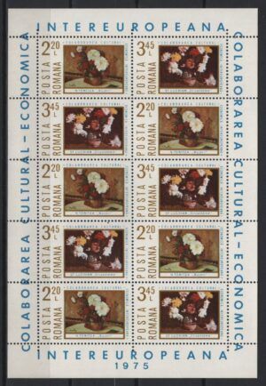 Romania (1975) Yv. 2896/97 MS  / Paintings