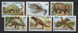 Romania (1993) Yv. 4082/87 / Dinosaurs