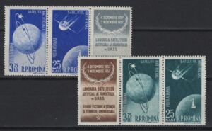 Romania (1957) Yv. Av. 69/72 / Space