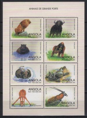 Angola (1998) Yv. 1163/70 / African Fauna