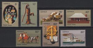Australia (1972) Yv. 477/83 / Pioners - History