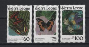 Sierra Leone (1987) Yv. 806/08 / Butterflies