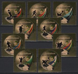 Zimbabwe (2010) - Set -  / Soccer - SAPOA - Gold