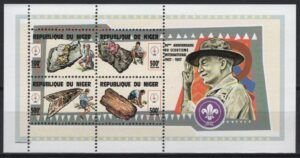 Niger (1997) Yv. 1108/11 /  Scouts