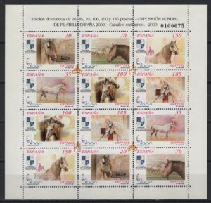 Spain (2000) Ed. 2723/28A / Horses