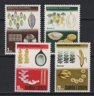 Samoa (1968) Yv. 220/23 / Fruits - Cacao