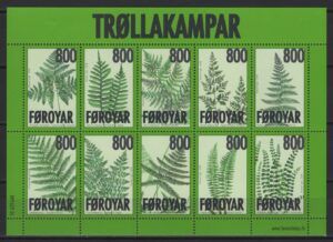 Faroe (2008) Yv. 643/52 /  Ferns