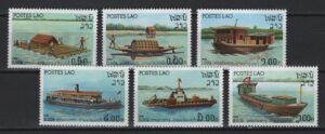 Laos (1982) Yv. 412/17 / Ships