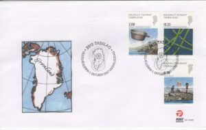Greenland (2007) FDC / Maps / Flags